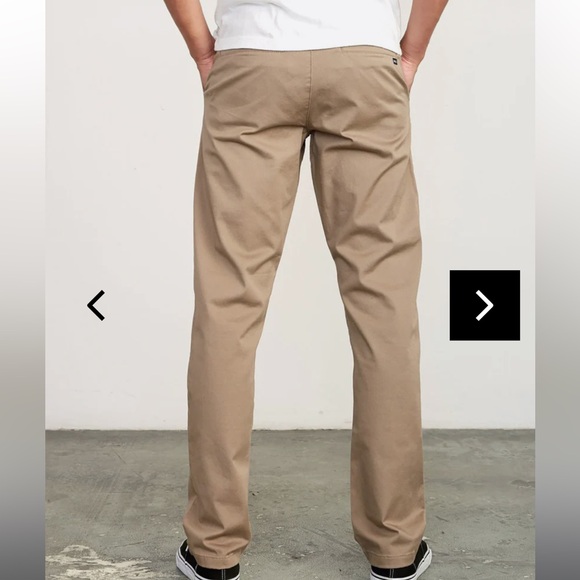 RVCA men’s weekend chino pant in dark khaki. 36. GUC. - Picture 2 of 16